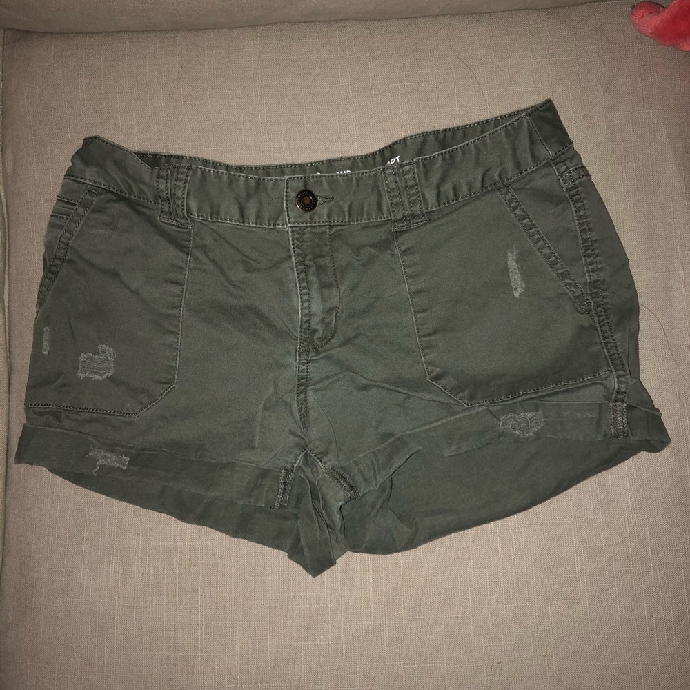 Military green size 2 shorts
